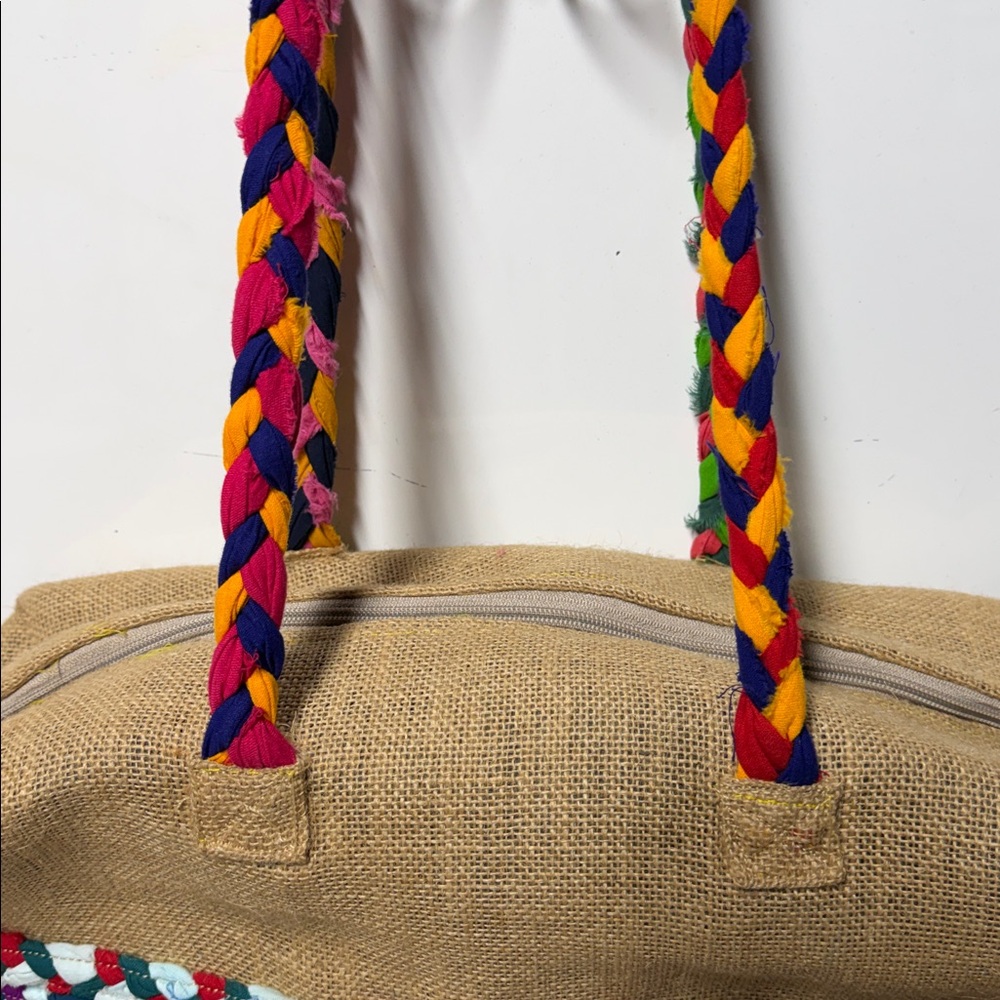 Multicolor Rectangular Tote Handbag Crafted From … - image 4